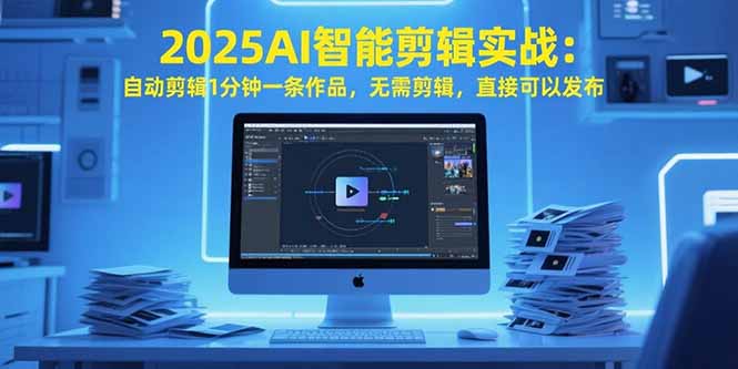 2025AI智能剪辑实战：自动剪辑1分钟一条作品，无需剪辑，直接可以发布-七量思维