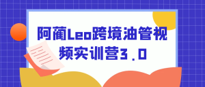 阿蔺Leo跨境油管视频实训营3.0-七量思维