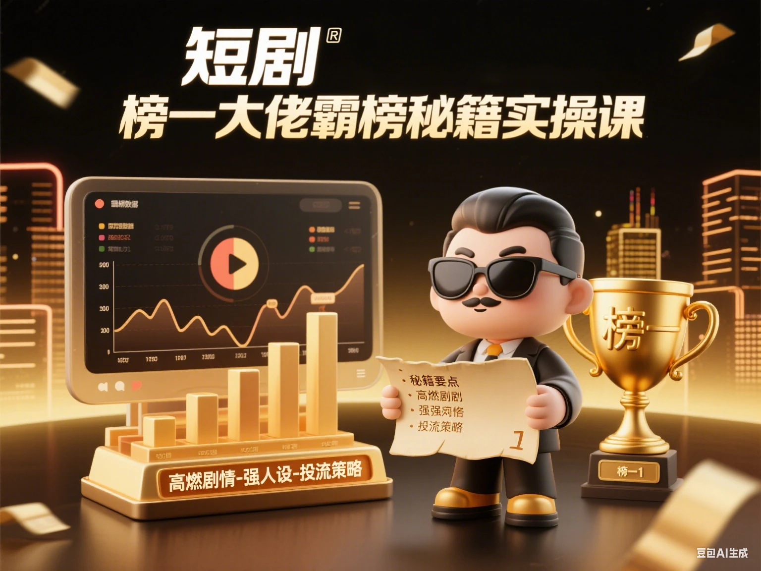 短剧 榜一大佬霸榜秘籍实操课-七量思维