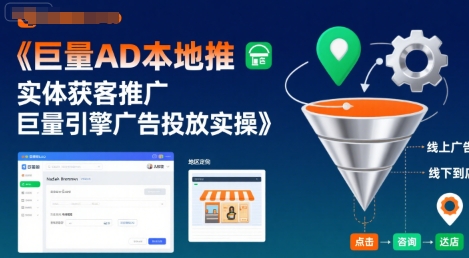 巨量AD本地推实体获客推广，巨量引擎广告投放实操-七量思维