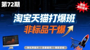 淘宝天猫打爆班原创高阶技术第72期,非标品干爆-七量思维