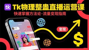 Tk物理整蛊直播跨境运营:快速掌握整蛊类直播的运营方法论,实现流量变现-七量思维