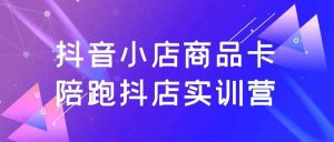 抖音小店商品卡陪跑抖店实训营-七量思维