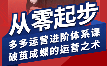 海神·拼多多运营进阶系统课(更新8月)-七量思维