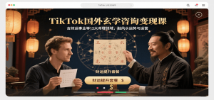 TikTok国外玄学咨询变现课,含财运事业等12大命理领域,融风水运势与运营-七量思维