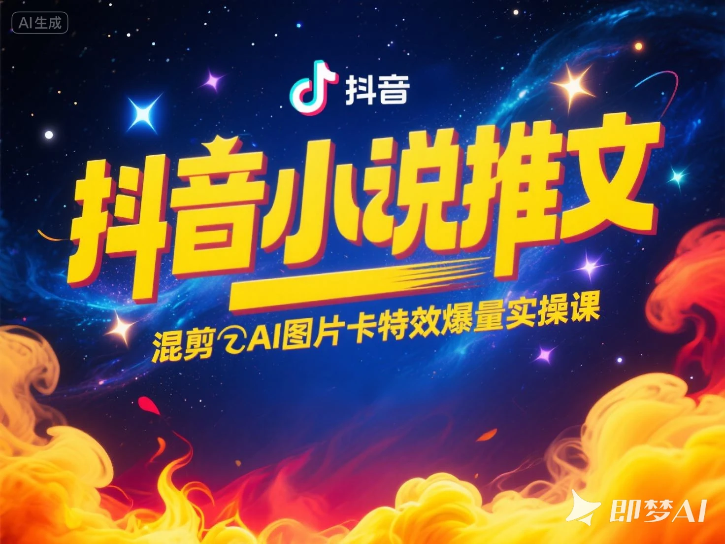 抖音小说推文 混剪➕AI图片卡特效爆量实操课-七量思维