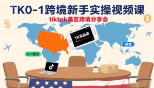 【精】TK0-1跨境新手实操视频课,tiktok美区跨境分享会-七量思维
