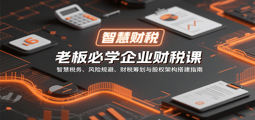 老板必学企业财税课：智慧税务、风险规避、财税筹划与股权架构搭建指南-七量思维
