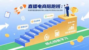 直播电商陪跑班：快速掌握直播电商的核心技能并实现就业/创业目标-七量思维