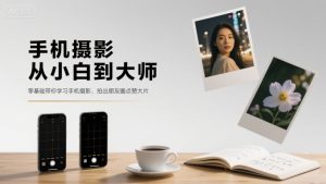 手机摄影从小白到大师，零基础带你学习手机摄影，拍出朋友圈点赞大片-七量思维