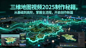三维地图视频2025制作秘籍，从基础到高阶，掌握全流程，开启创作新篇-七量思维
