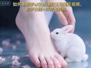 如何用即梦ai生成爆款玉足美足视频，即梦出图+即梦出视频，快速涨粉-七量思维