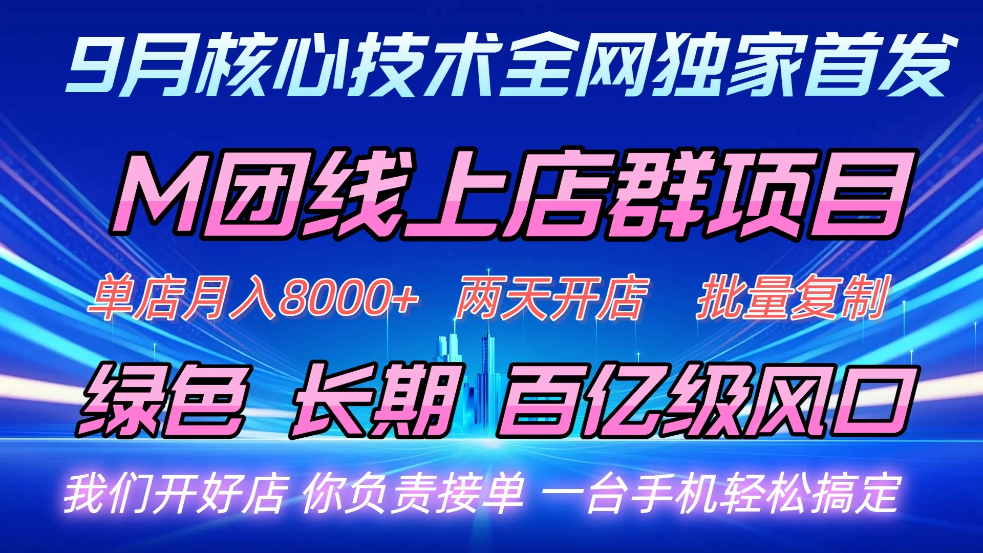 M团线上店群项目-七量思维