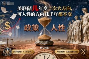 付费文章：美联储几年变一次大方向，可人性的方向几千年都不变-七量思维