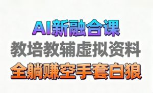育儿教学教培新玩法,AI生成教学视频,市场大,操作简单,变现天花板非常高-七量思维