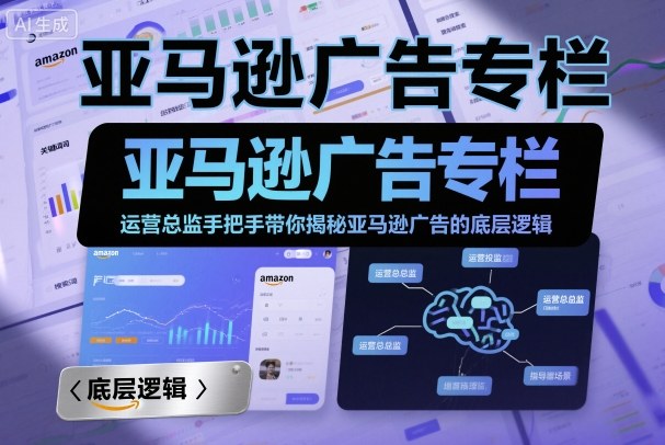 亚马逊广告专栏：运营总监手把手带你揭秘亚马逊广告的底层逻辑-七量思维