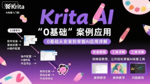 Krita AI绘画入门课，0基础从安装到案例应用krita AI使用详解-七量思维