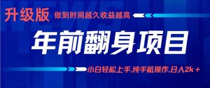 项目讲解年入百万：小白轻松上手，纯手机操作.日入2k+-七量思维