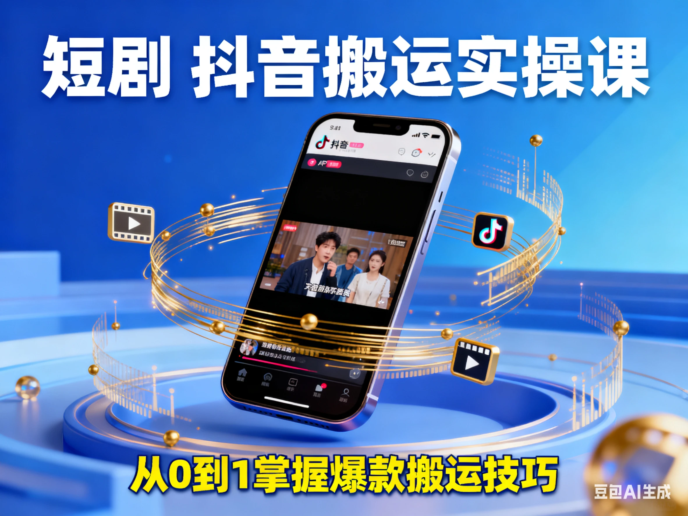 短剧 抖音搬运实操课-七量思维