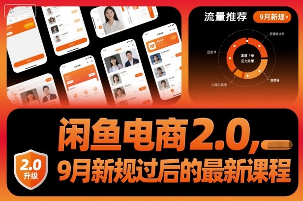 闲鱼电商2.0，9月新规过后的最新课程-七量思维
