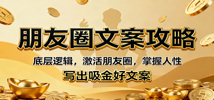 朋友圈文案攻略：底层逻辑，激活朋友圈，掌握人性，写出吸金好文案-七量思维
