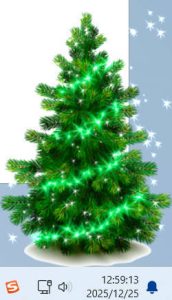 给你发圣诞树了 桌面小挂件-七量思维