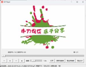 GIF播放器 GIF Playe 单文件-七量思维