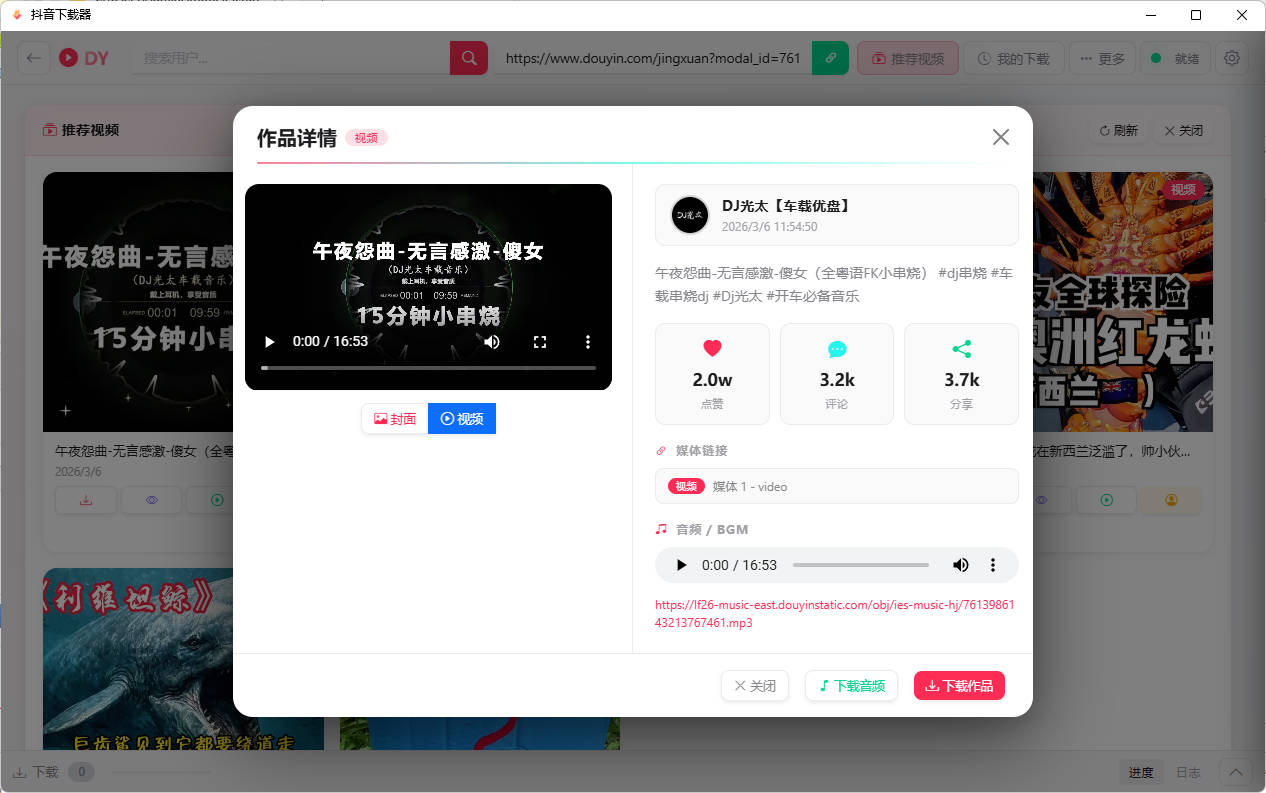 图片[3]-抖音下载器DY Video Downloader 0.0.9-七量思维