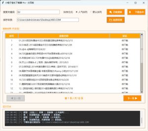 DJ歌曲下载器 成品+源码-七量思维