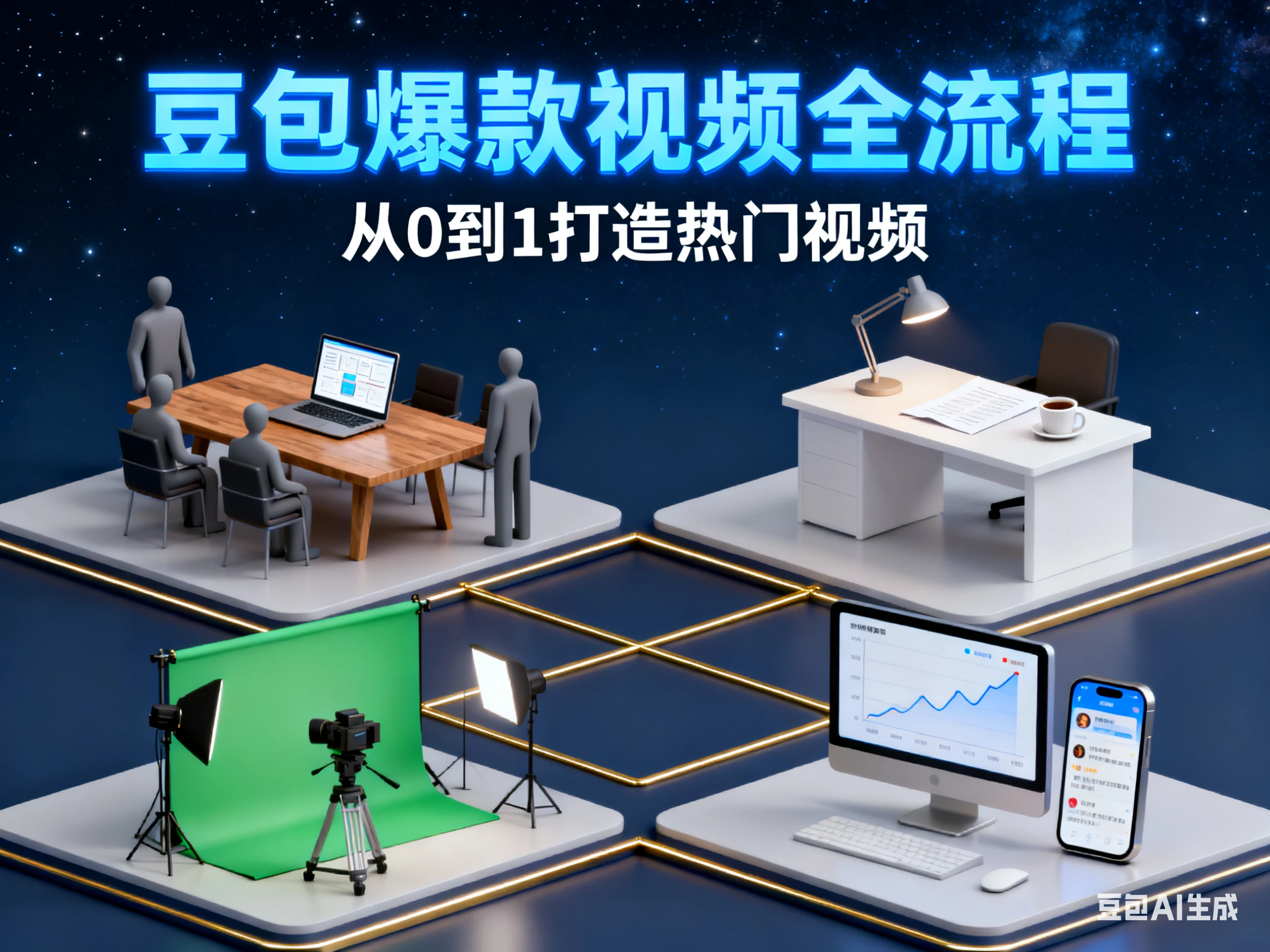 豆包爆款视频全流程-七量思维