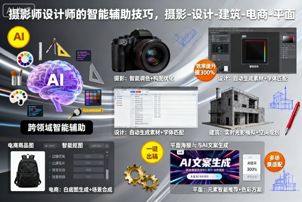 摄影师设计师的智能辅助技巧，摄影-设计-建筑-电商-平面-七量思维