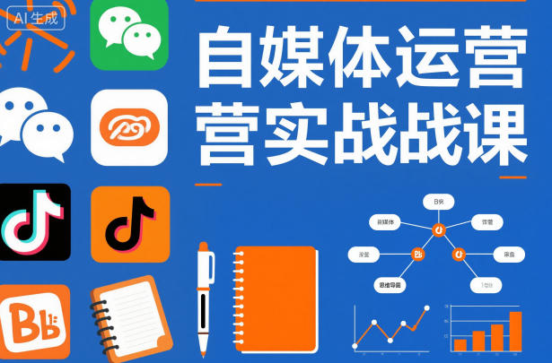 自媒体运营实战课，掌握一套系统的自媒体运营底层方法论，成为优秀的内容创作者-七量思维