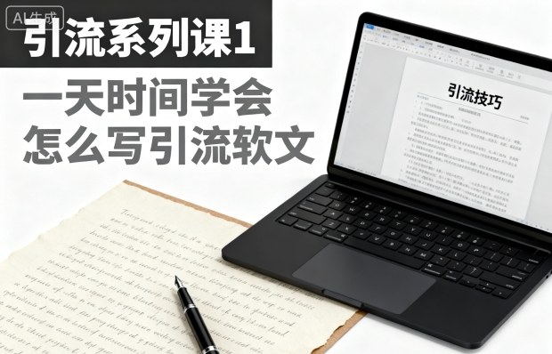 引流系列课1，一天时间学会怎么写引流软文-七量思维