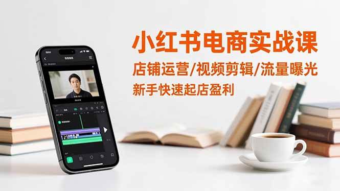 (16536期)小红书电商实战课:店铺运营/视频剪辑/流量曝光,新手快速起店盈利-七量思维