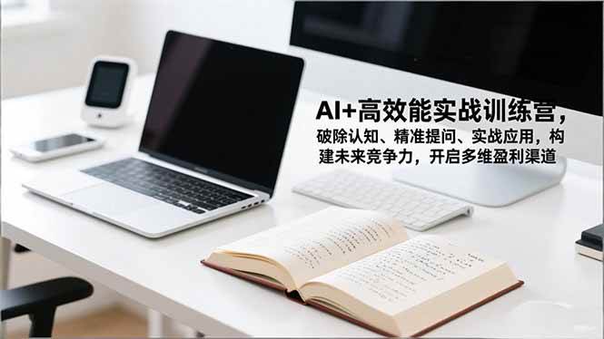 （16635期）AI+高效能实战训练营，破除认知、精准提问、实战应用，构建未来竞争力，开启多维盈利渠道-七量思维