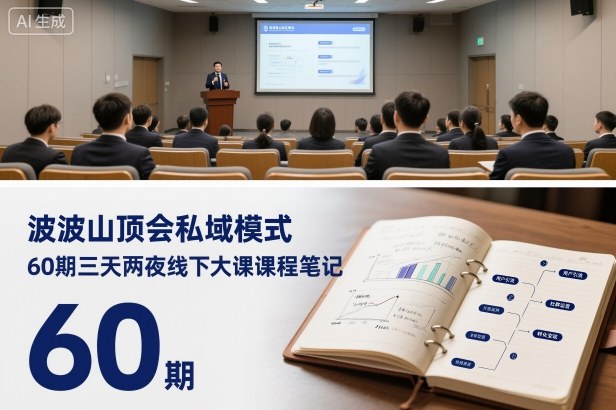 波波山顶会私域模式60期三天两夜线下大课课程笔记（文档）-七量思维