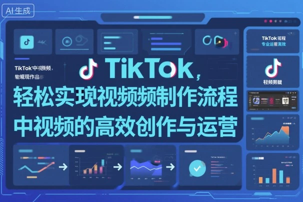【精】TikTok中视频制做流程，轻松实现Tk中视频的高效创作与运营-七量思维
