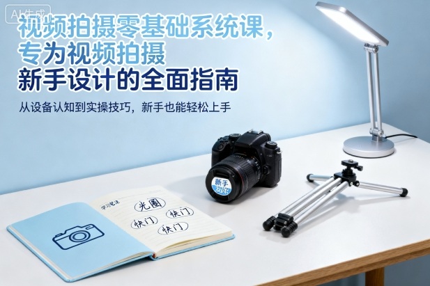 视频拍摄零基础系统课，专为视频拍摄新手设计的全面指南-七量思维