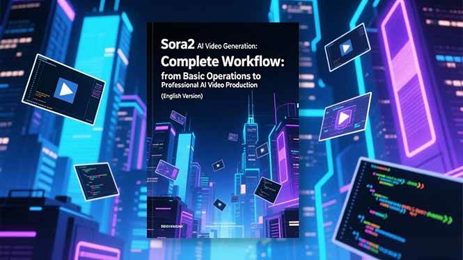 (16758期)Sora2 AI视频生成的系统教程(英文版):从基础操作到专业级AI视频制作的完整工作流-七量思维