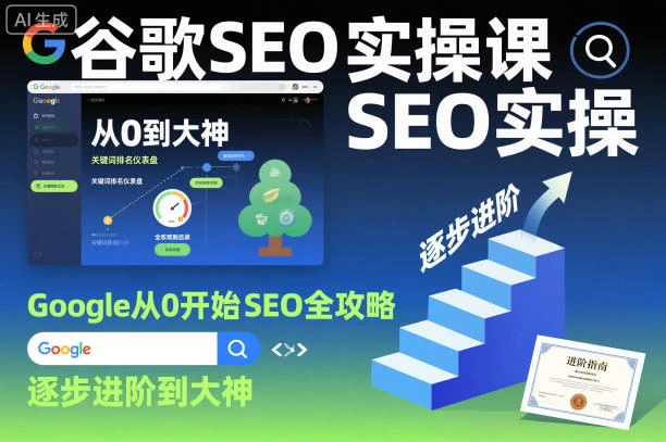 【精】谷歌SEO实操课,Google从0开始SEO全攻略,逐步进阶到大神-七量思维