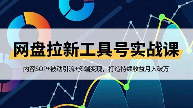 （16687期）网盘拉新工具号实战课，内容SOP+被动引流+多端变现，打造持续收益月入破万-七量思维